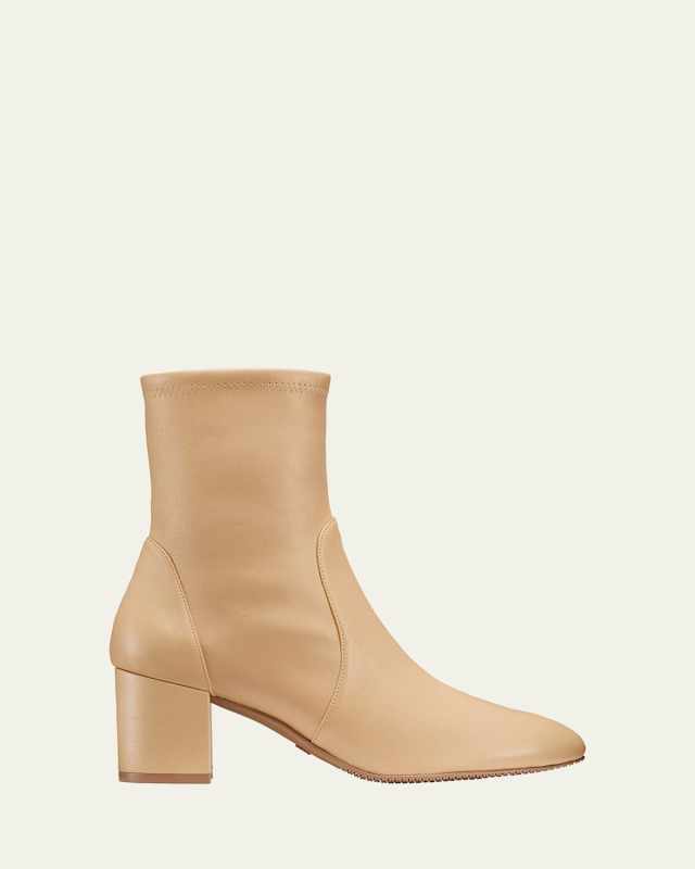 Yuliana Stretch Leather Booties